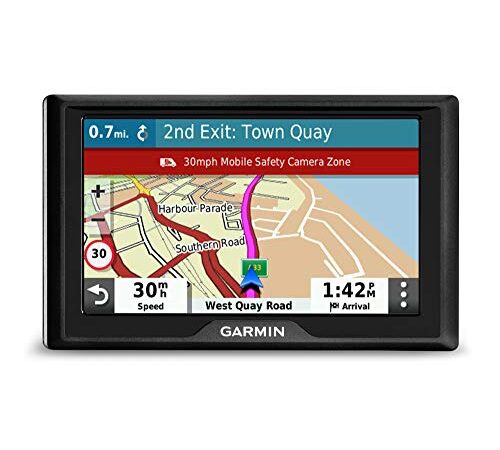 Garmin Drive 52 UK MT-S 5 Inch Sat Nav with Map Updates for UK and Ireland, Live Traffic and Speed Camera and Other Driver Alerts